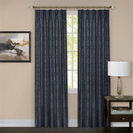 CHESTERFIELD Windsor Pinch Pleat Panel 34 x 63 Navy CH881262